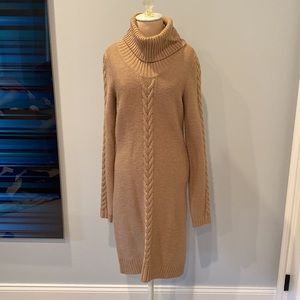 Knit sweater dress
